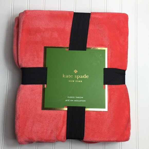 Kate Spade Other Fleece Throw Blanket Coral Orange New Poshmark Cool Coral Colored Throw Blanket Kate Spade Other Fleece Throw Blanket Coral Orange New Poshmark Cool Coral Colored Throw Blanket